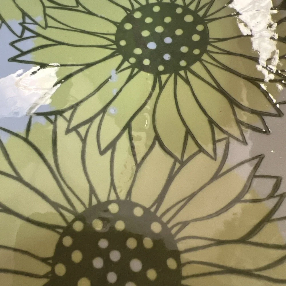 Vintage‎ Royal China Sunflower Pattern Set Of 3 Dinner Plates 10 1/4 In